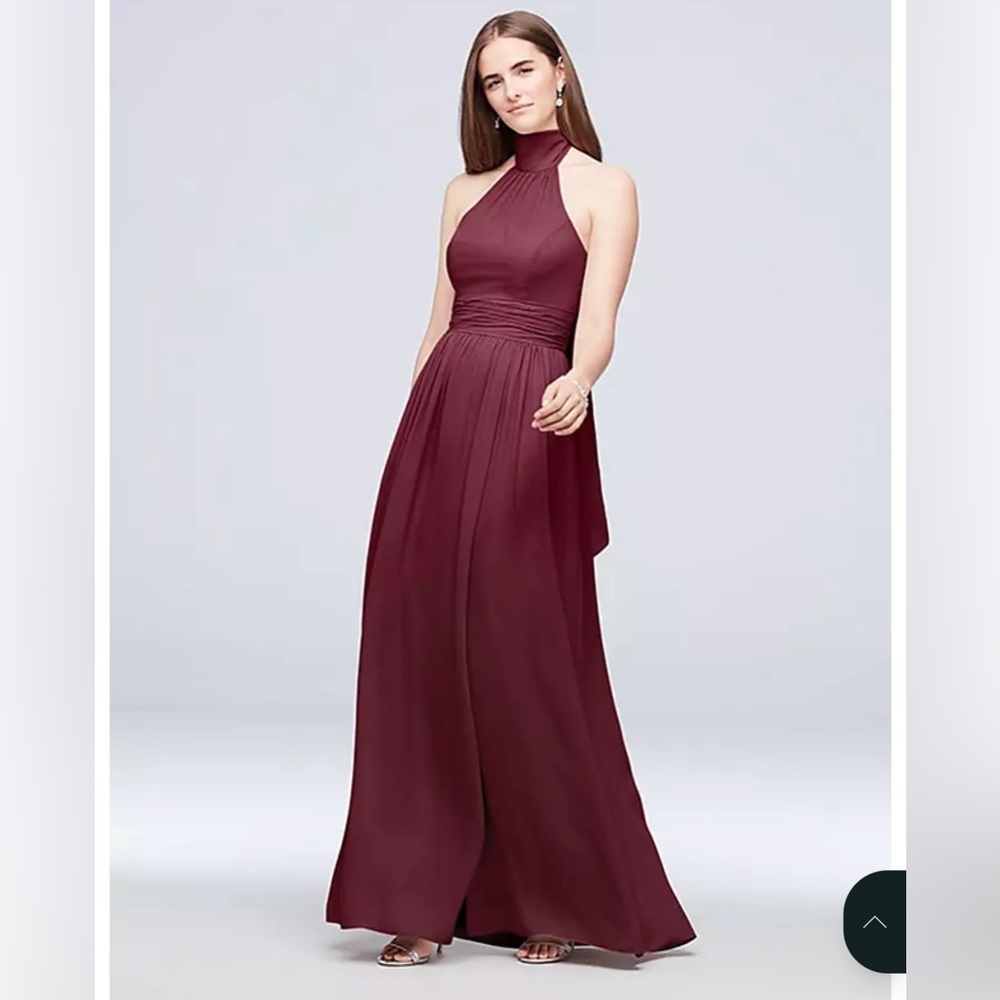David’s Bridal Halter Dress